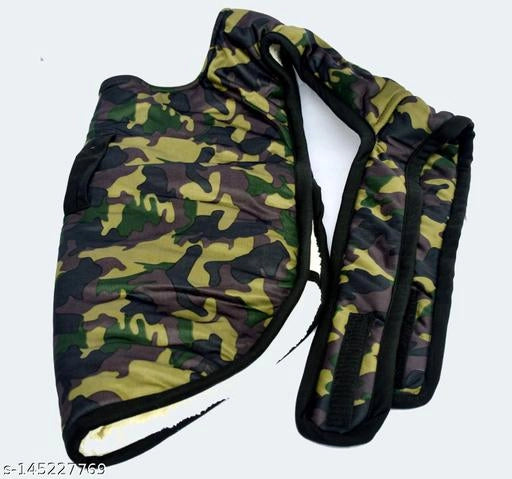 Wool Printed Coat for Dogs (Multicolor, 16 Inches)