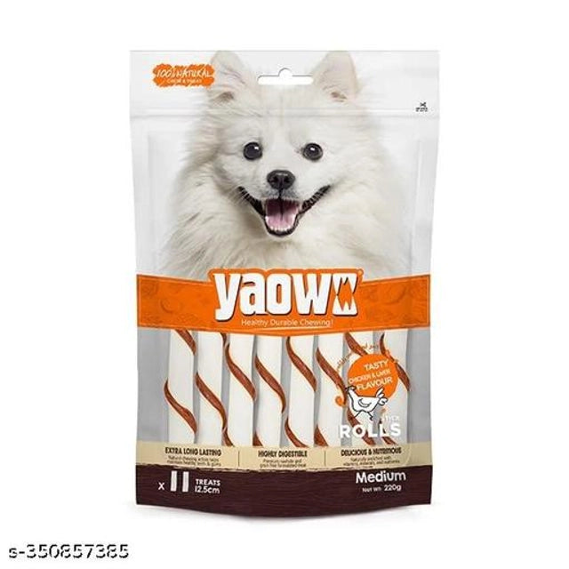 Yaowo Rawhide Sticks (Pack of 11)