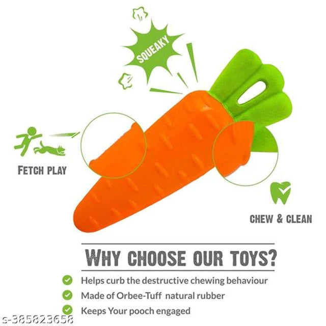 Silicone Squeaky Toy for Pet (Multicolor)