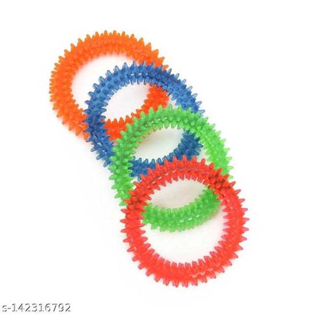 Silicone Chew Toy for Pet (Multicolor, Pack of 1)