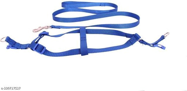 Harness with 5 Feet Leash for Pet (Multicolor, 0.1 inches) (Set of 1)