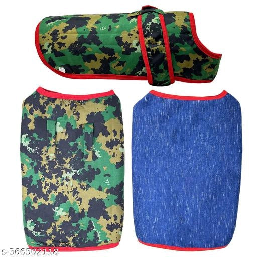 Woolen Coat for Dogs (Muticolor)