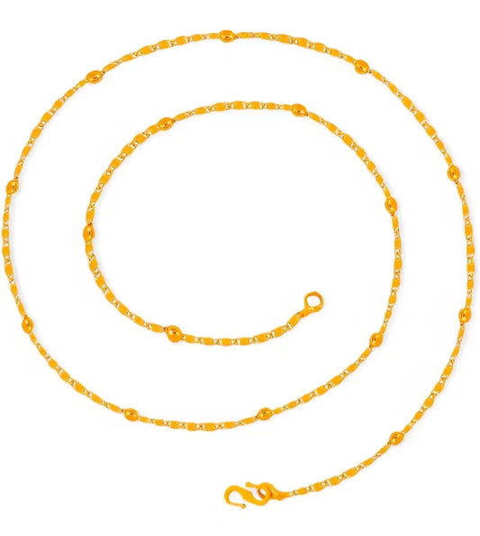 Womens Artificial ballchain necklace long length in metal
F9 quality