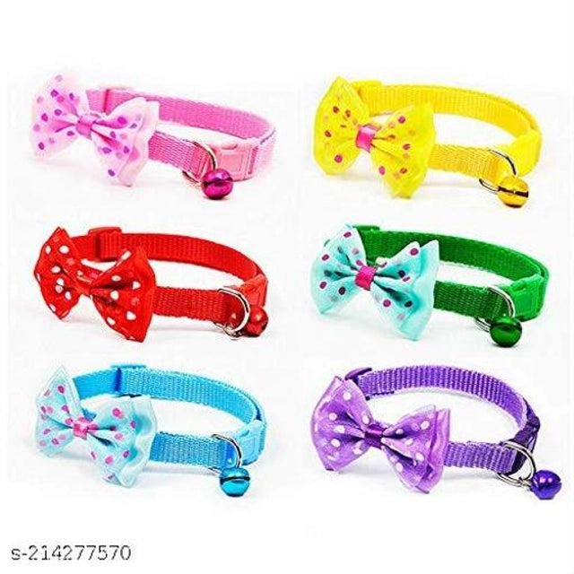 ABS Plastic Coller Belt for Pet (Multicolor, Pack of 4)