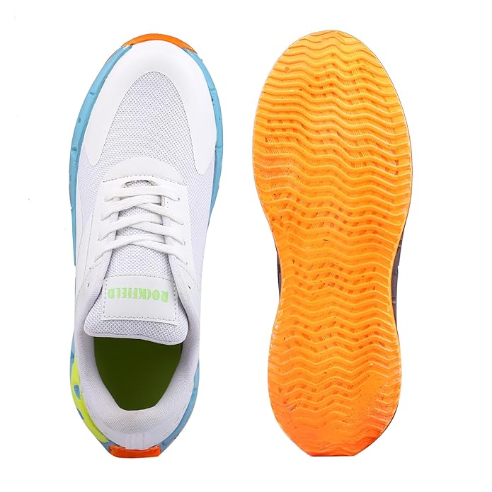 Casual Shoes for Men (White, 6)