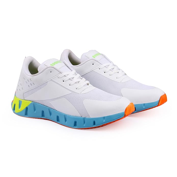 Casual Shoes for Men (White, 6)
