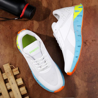 Casual Shoes for Men (White, 6)