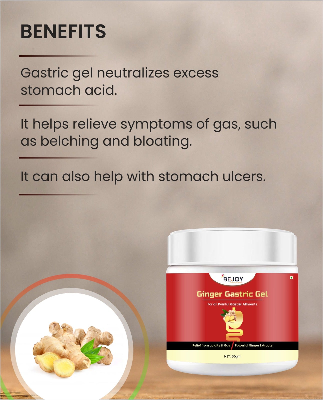 Ginger Castric Gel