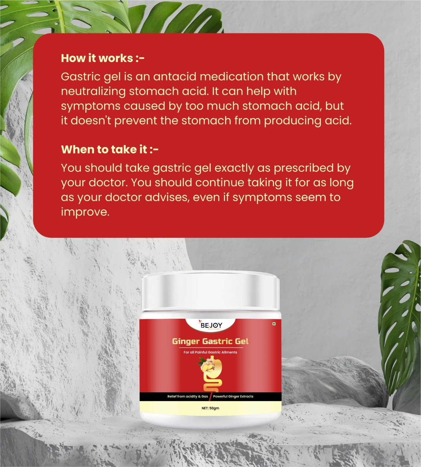 Ginger Castric Gel