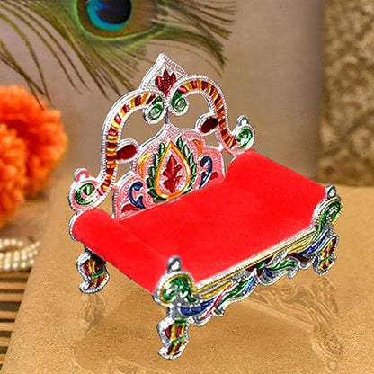 Bal Gopal Singhasan Handicraft Laddu Gopal Singhasan Bal Gopal Bed Thakorji Singhasan Fancy Singhasan Janmashtami Special Singhasan, Wooden