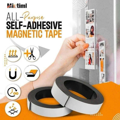 Self-Adhesive Magnetic Tape Flexible Rubber Magnet Tape Thickness 2mm
