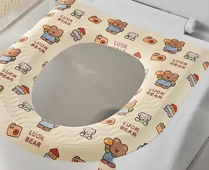 Waterproof Toilet Mat All Season Universal Toilet Cushion Cover