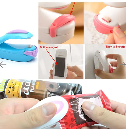 Hand Held Plastic Mini Heat Sealing Machine ( Pack of 2 )