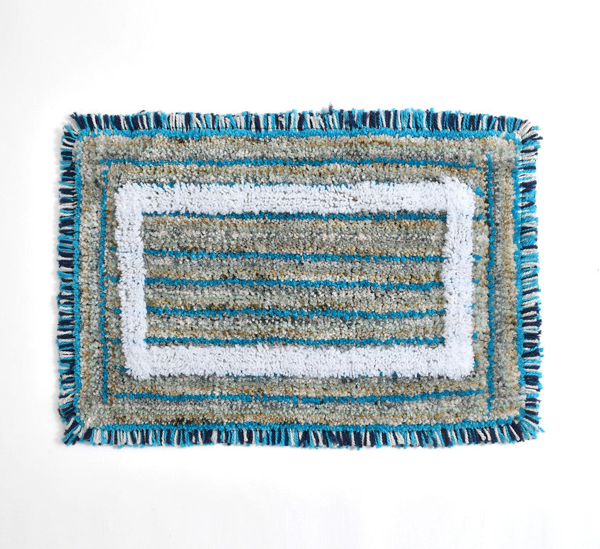 Ultra Soft Microfiber Anti Skid & Washable Bathmat/ Doormat (40x60cms) Pack of 2