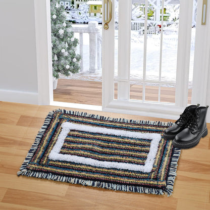 Ultra Soft Microfiber Anti Skid & Washable Bathmat/ Doormat (40x60cms) Pack of 2