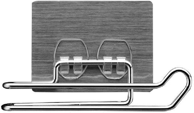Stainless Steel No Drill Self Adhesive Toilet Paper Holder/Tissue Paper Roll Holder/Bathroom Rack for Kitchen/Towel Holder