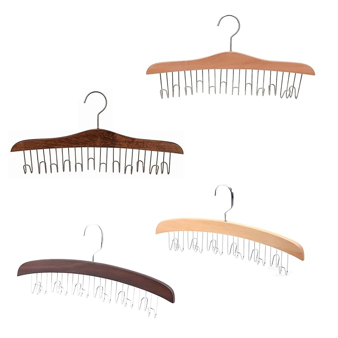 Hanger Anti Slip Multipurpose Belt Organizer for Shawls Purses Scarves Round Hook