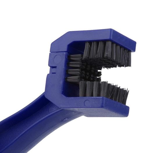 Multi-Purpose Bike Chain Cleaner Brush with Soft & Long Bristles Ideal for Quick Cleaning of Cycles, Motorcycles