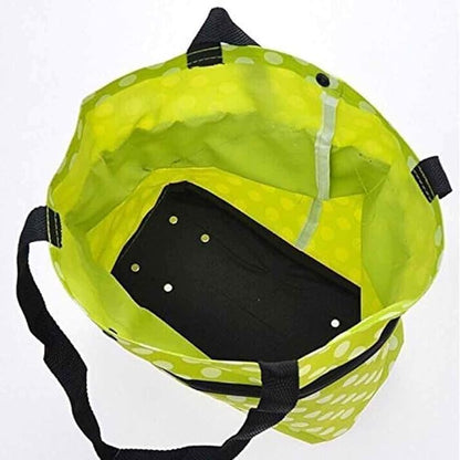 Folding Shopping Bag with Wheels Foldable Shopping Cart Reusable Shopping Bag