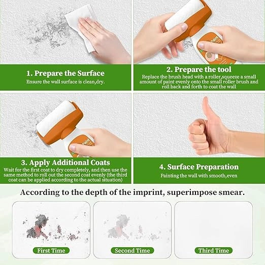 Wall Repair Roller Paint -White Wall Repair Painting Solution