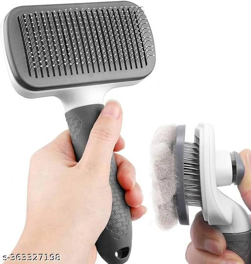 Self Cleaning Slicker Brush for Pet (Multicolor)