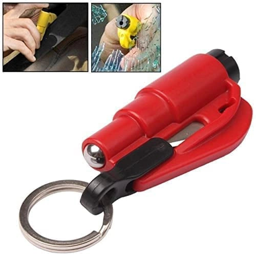 3 in 1 Emergency Mini Safety Hammer Auto Car Window Glass Breaker Seat Belt Cutter Rescue Hammer