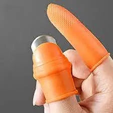 KPS Silicone Thumb Knife, Kitchen Garden Finger Cutter Tool for Quickly Cutting Vegetables Plant,  (Set of 1)