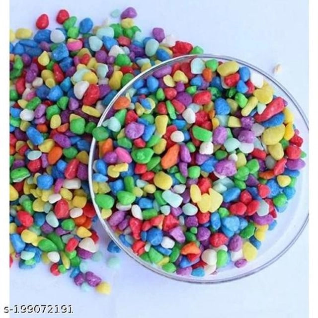 Decoration Pebbles Stones (Multicolor, 3000 g)