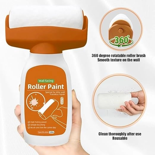 Wall Repair Roller Paint -White Wall Repair Painting Solution