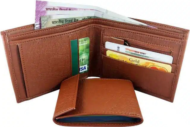 Leather Wallet for Men (Brown)