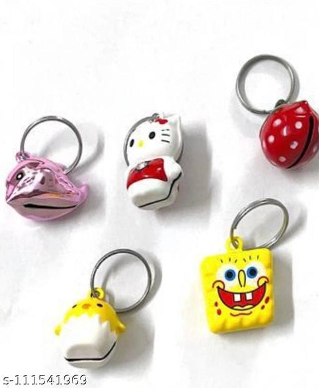 ABS Plastic Cat Coller Charm (Multicolor, Pack of 5)