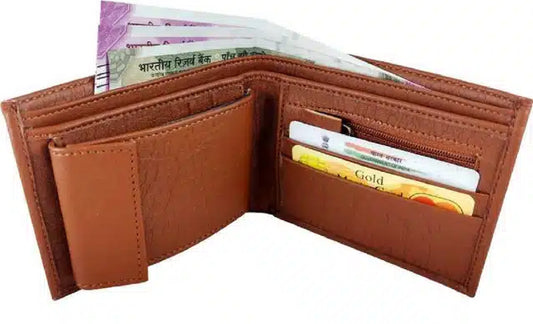 Leather Wallet for Men (Brown)