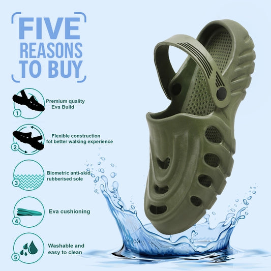Clogs for Men (Olive)
