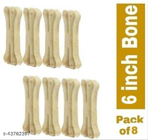 Rawhide Bone Treat for Pet (Pack of 8)