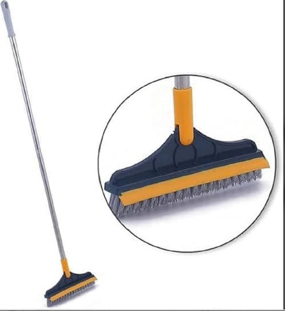 2in1 Floor Scrub Cleaning Brush Wiper