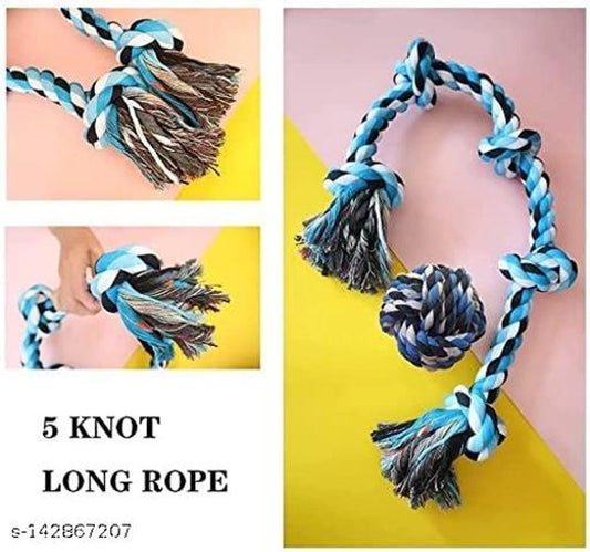 Cotton Knot Toy for Pet (Multicolor)