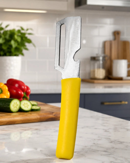 Zero Snag Wooden Peeler for Kitchen Tool,Premium 2-in-1 Multifunctional Fruit & Vegetable Peeler -  Pack of 1