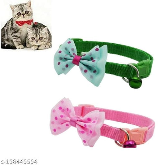 ABS Plastic Coller Belt for Pet (Multicolor, Pack of 2)