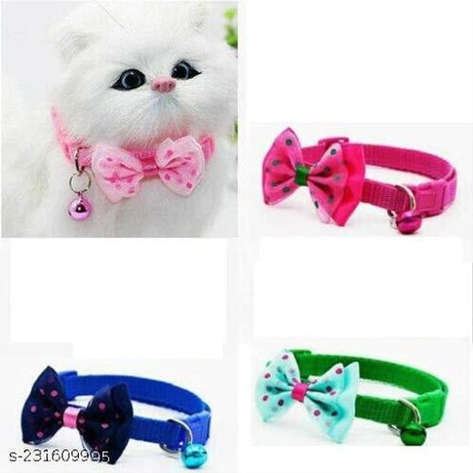 ABS Plastic Coller Belt for Pet (Multicolor, Pack of 4)