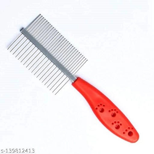 Stainless Metal Flea Comb for Pet (Multicolor)