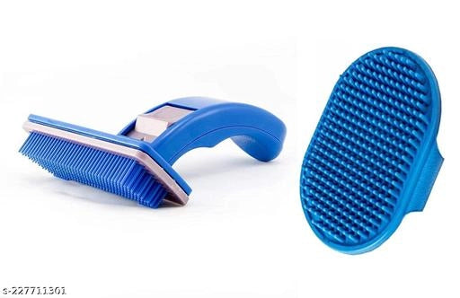 Self Cleaning Slicker Brush for Pet (Multicolor)