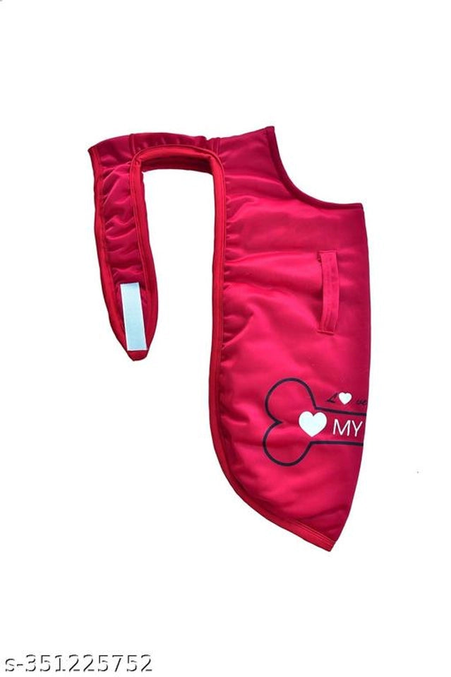 Fabric Premium Winter Coat for Dog (Multicolor, 16 inches)