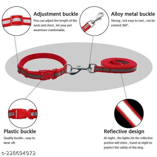 Neck Collar Belt for Pet (Multicolor, L)
