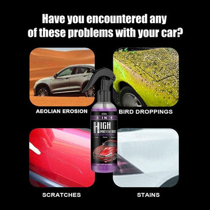 Hydrophobic Polish Nano Coating Agent Car Scratch Spray Cars Polishing for Motorcycles, Boats (Pack of 3)