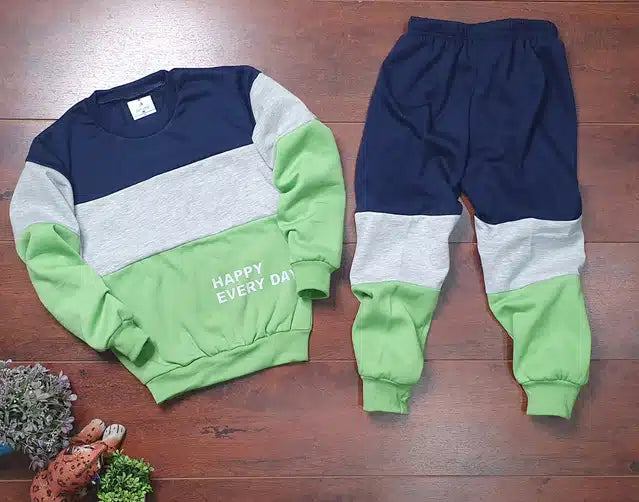 Full Sleeves Tracksuit for Boys (Multicolor, 7-8 Years)