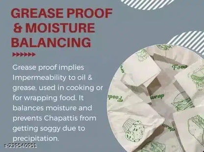 Food Wrapping Butter Paper Roll (Pack of 2, 25 m)