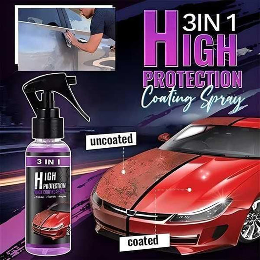 Hydrophobic Polish Nano Coating Agent Car Scratch Spray Cars Polishing for Motorcycles, Boats (Pack of 3)