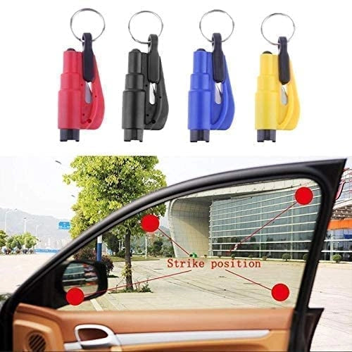 3 in 1 Emergency Mini Safety Hammer Auto Car Window Glass Breaker Seat Belt Cutter Rescue Hammer
