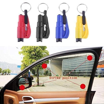 3 in 1 Emergency Mini Safety Hammer Auto Car Window Glass Breaker Seat Belt Cutter Rescue Hammer