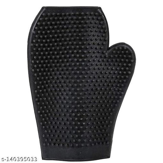 Silicone Grooming Glove for Pet (Multicolor, L)